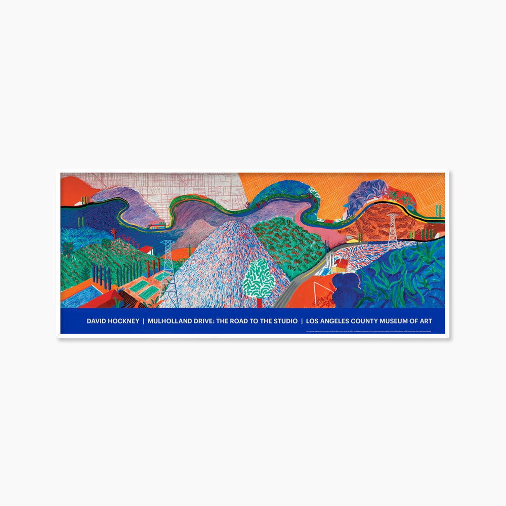 [데이비드 호크니] Mulholland Drive 96.5 x 40.6 cm