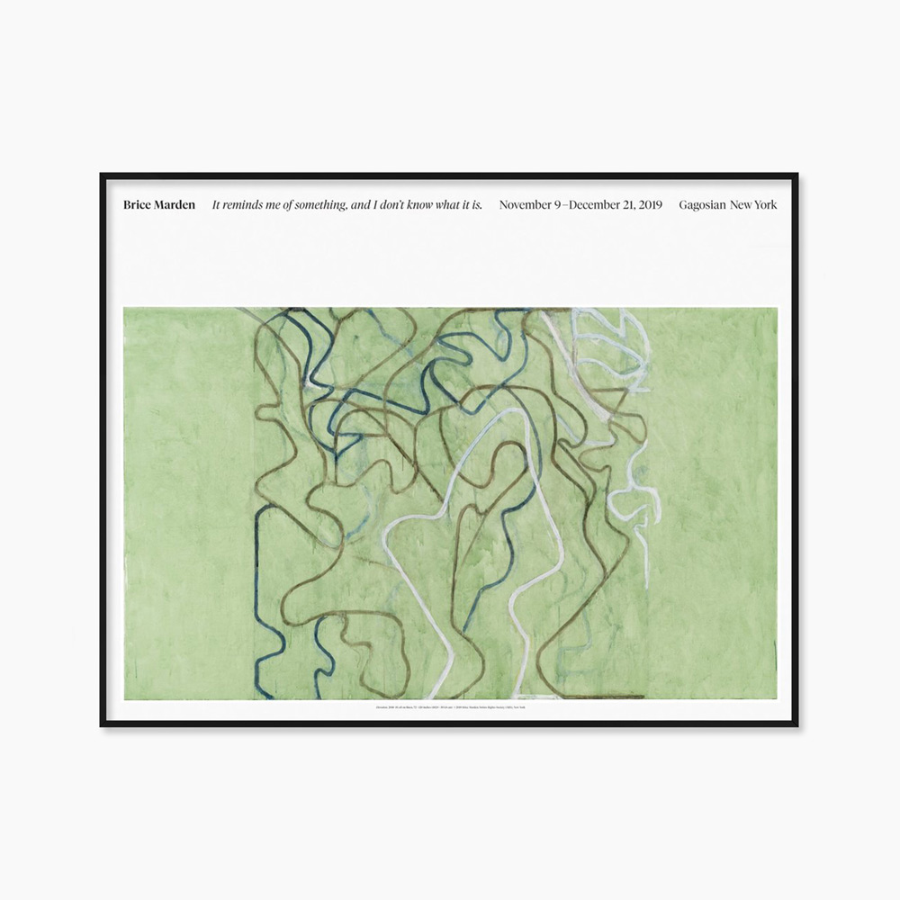 [브라이스 마든] Brice Marden (액자 포함) 88.6 × 68.6 cm
