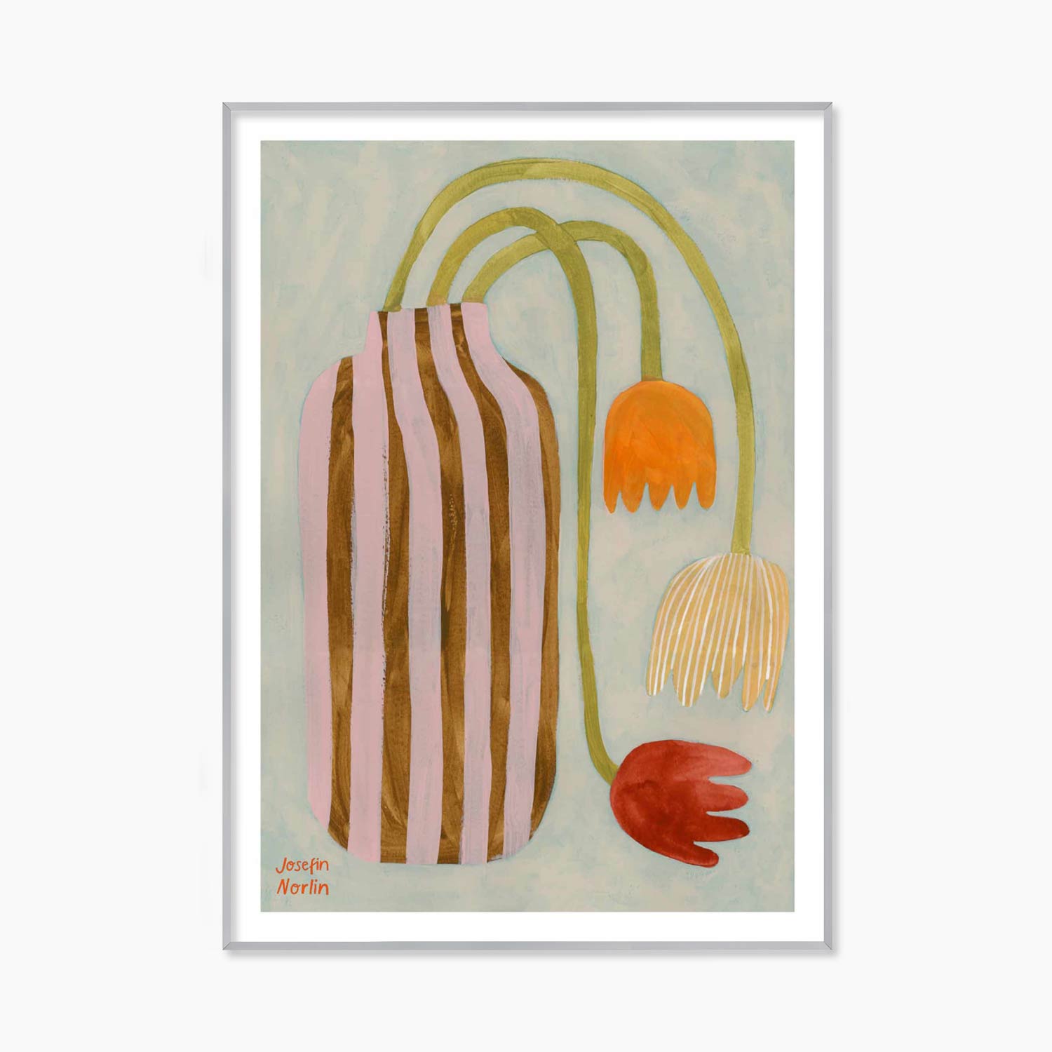 요세핀 노를린 Fallen Tulips Josefin Norlin 더포스터클럽 튜립 화병 꽃 플라워 그림 액자 아트포스터