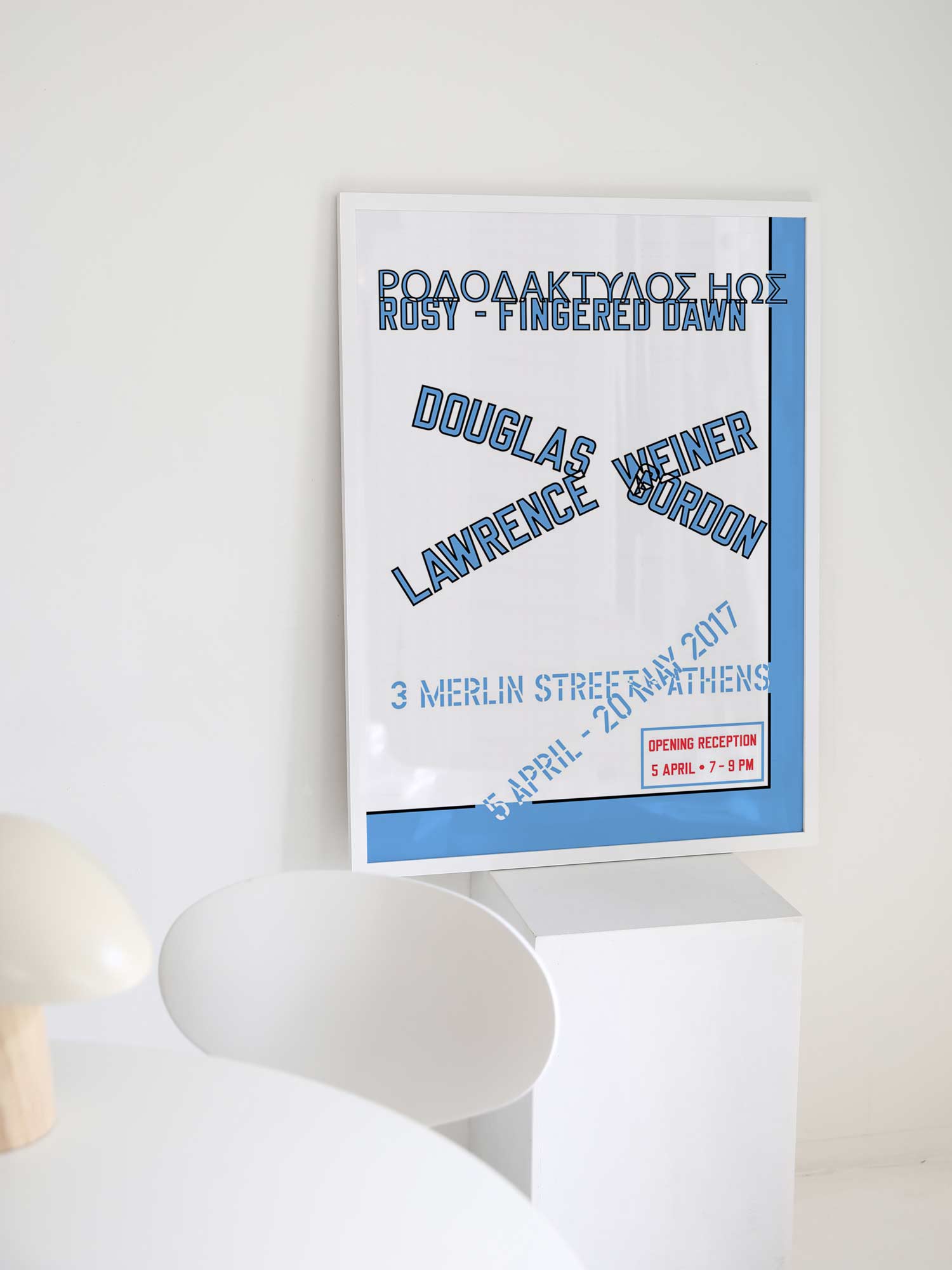 로렌스 와이너 타이포 그래픽 대형 아트포스터 인테리어포스터 거실 액자