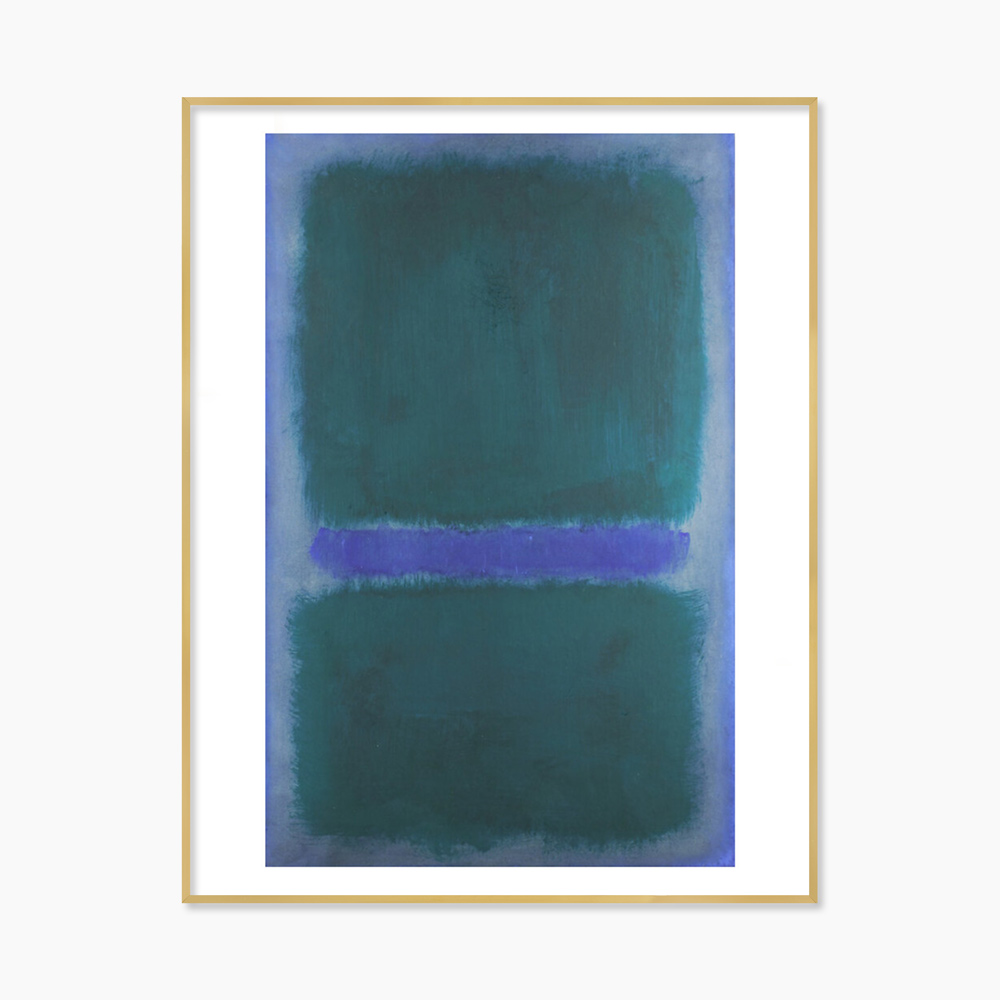 [마크 로스코] BlueGreen, Large (액자 포함) 81 x 101 cm