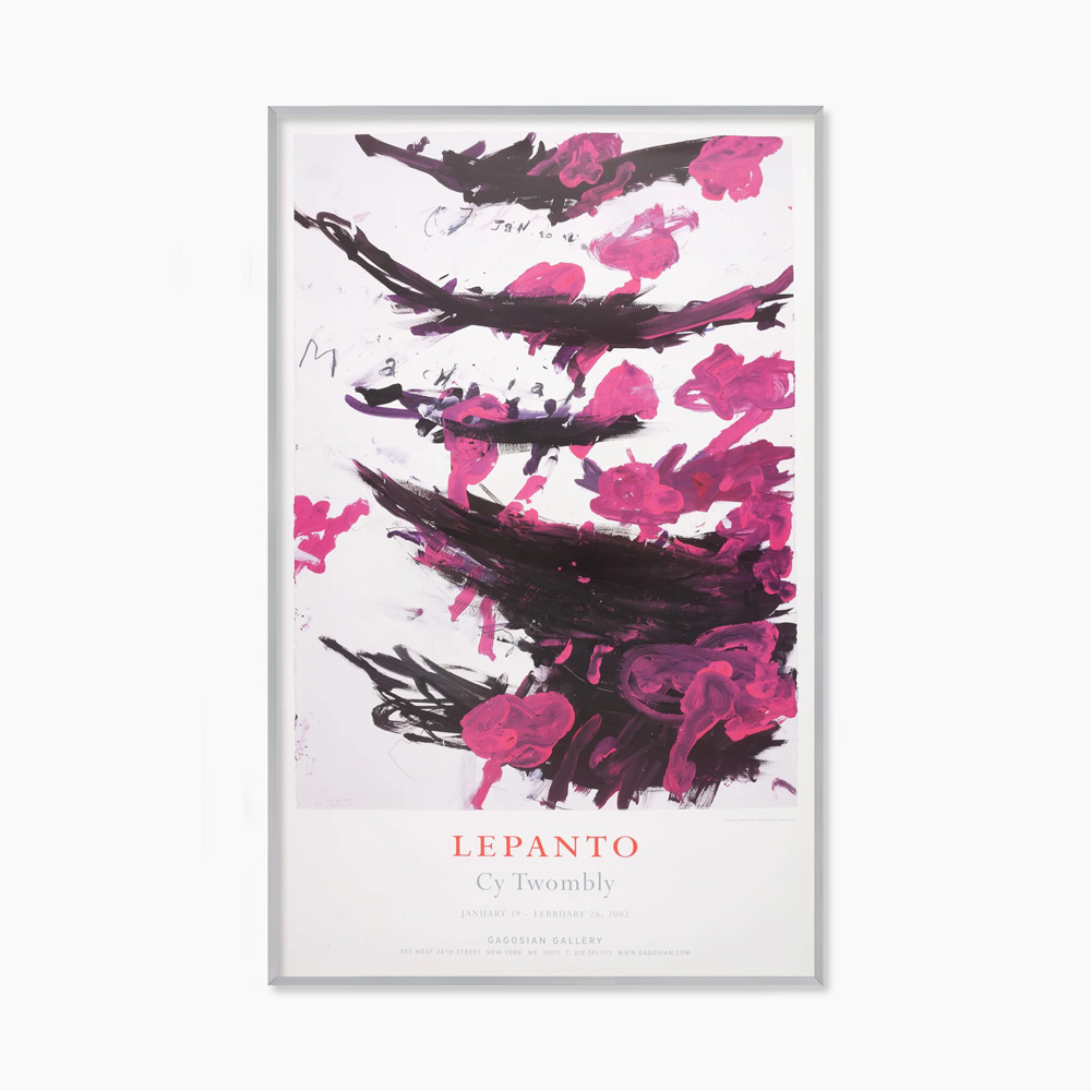 [사이 트웜블리] Lepanto (액자 포함) 61 × 96.5 cm