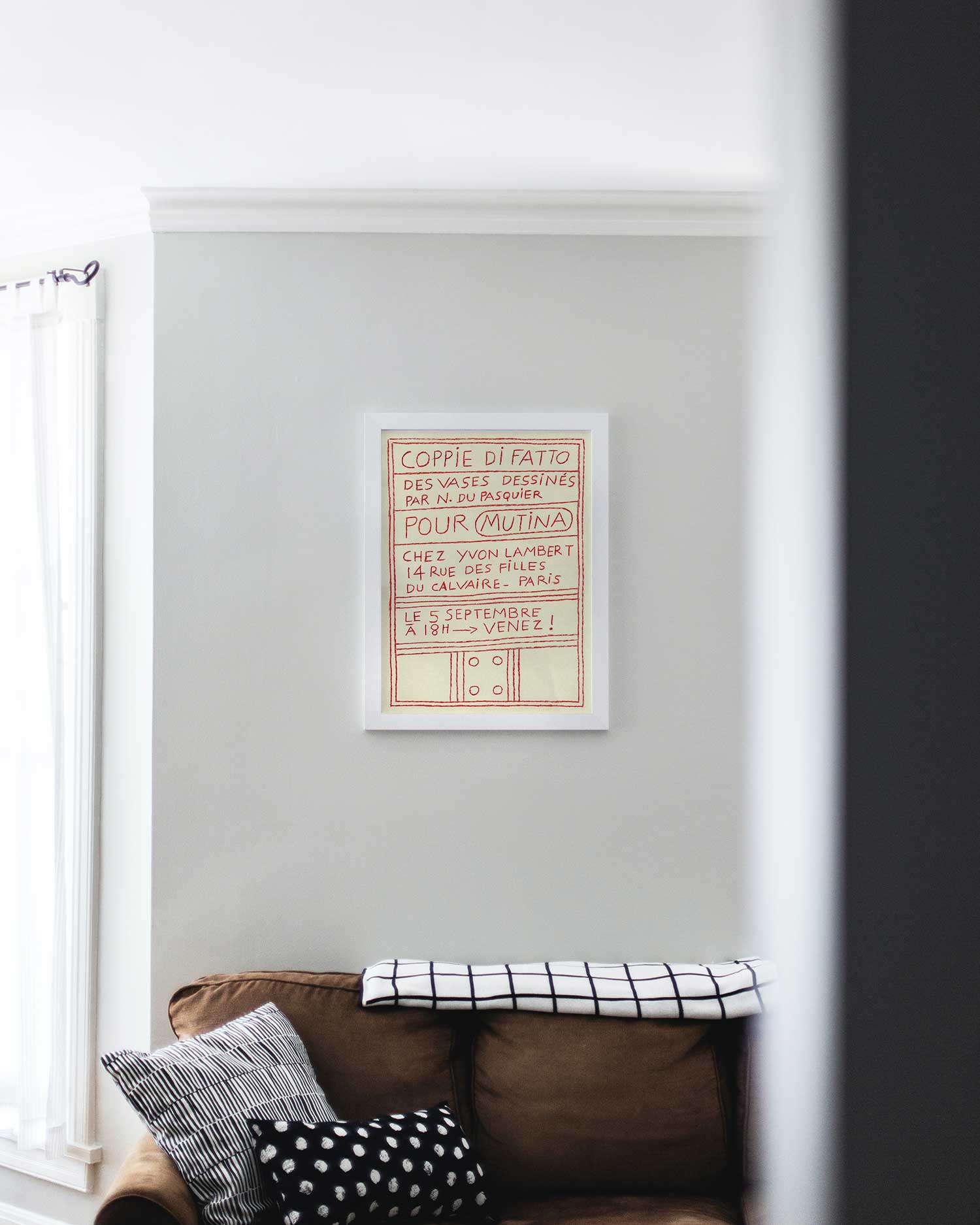 나탈리 뒤 파스퀴에 일러스트 미니 소형 그림 아트포스터 인테리어포스터 액자