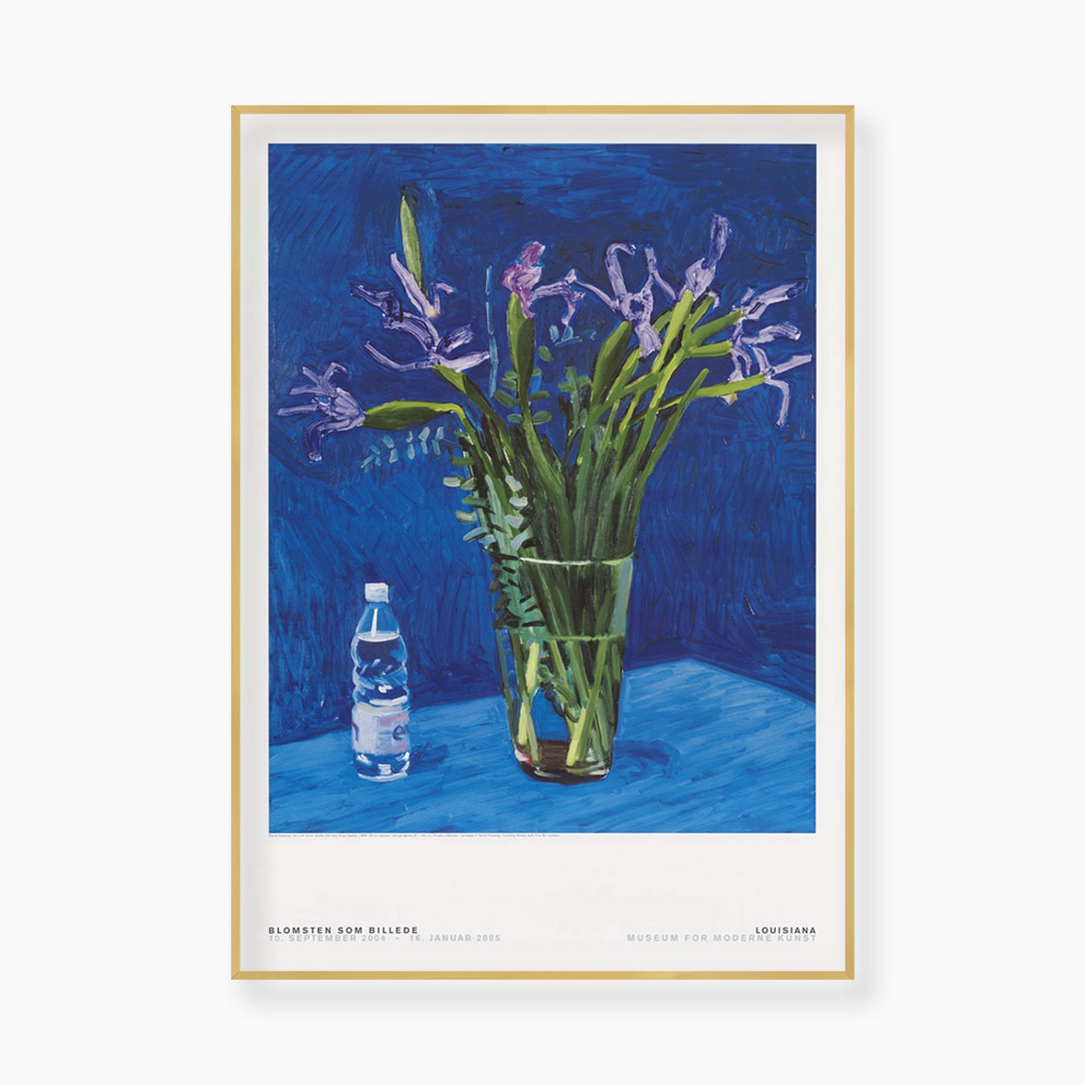 [데이비드 호크니] Iris With Evian Bottle 1998, 59.4 x 84.1 cm