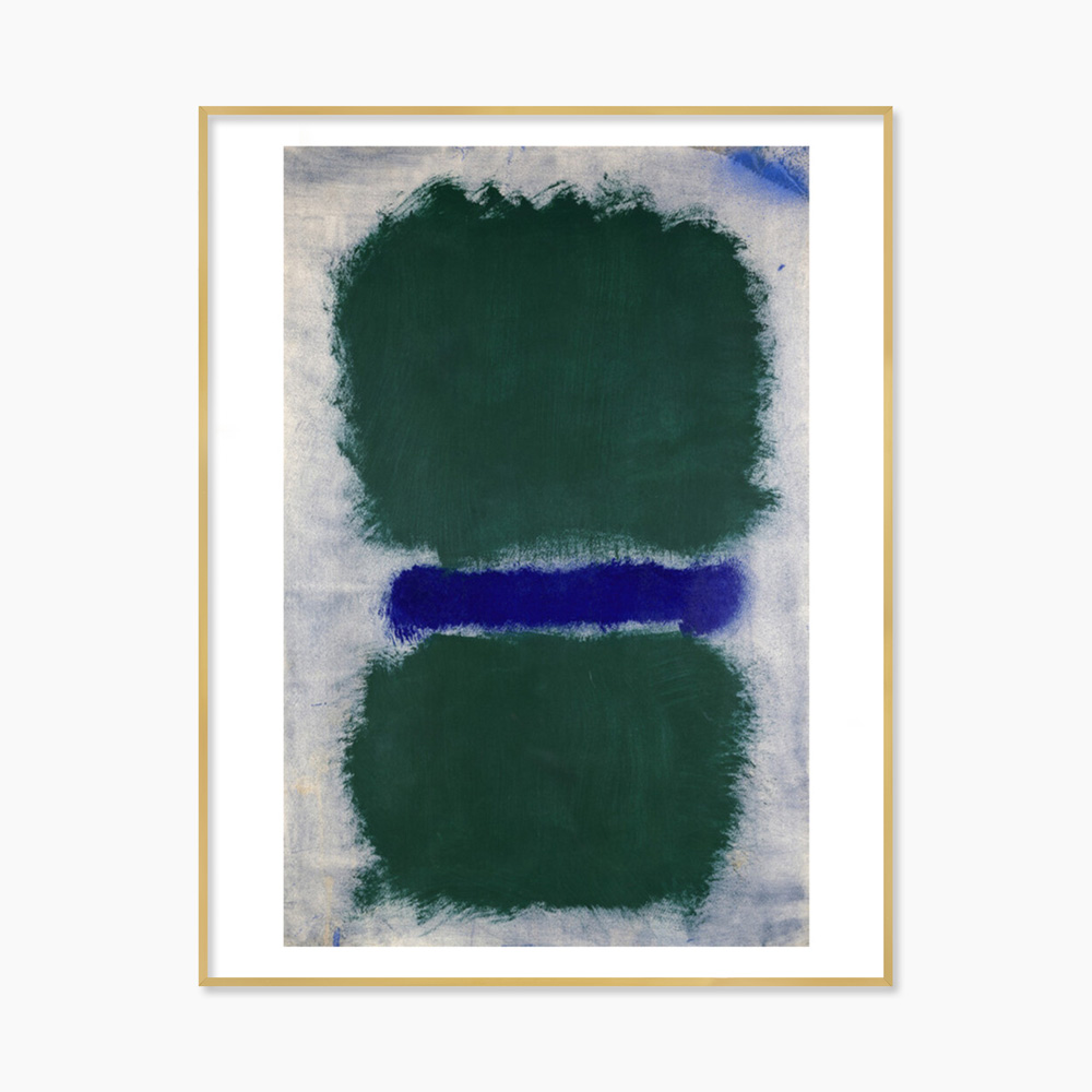 [마크 로스코] Green Divided by Blue, 56 x 71 cm