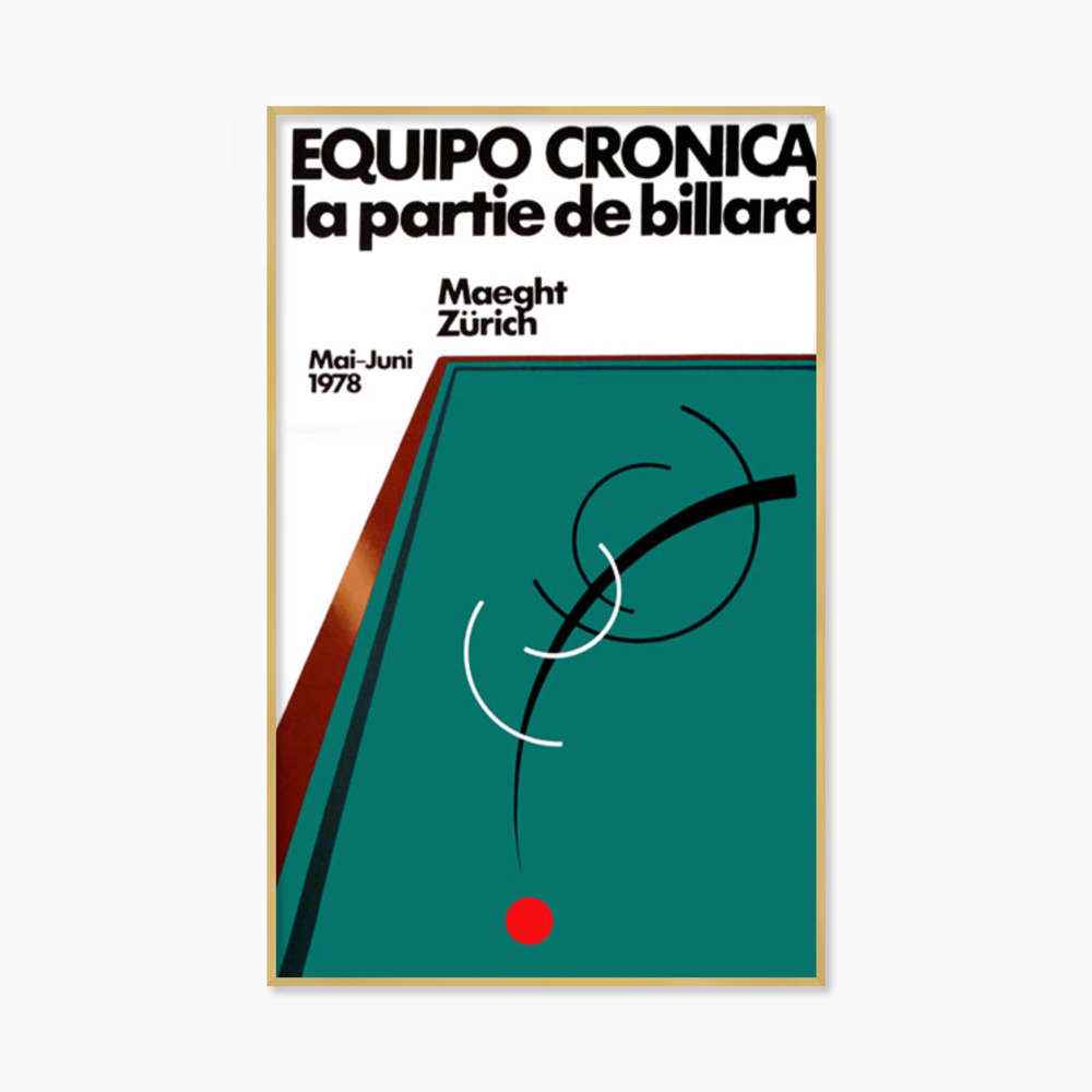 [에퀴포 크로니카로] La Partie De Billard 44.5 x 70 cm