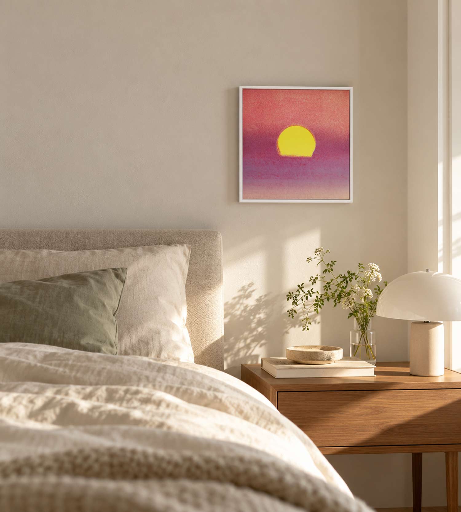 앤디 워홀 Sunset A 30 x 30 cm 선셋 그림 아트포스터 미니 액자