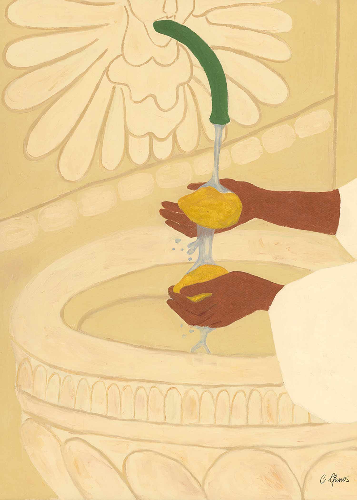 [카를라 야노스] Fountain 30 x 40 cm