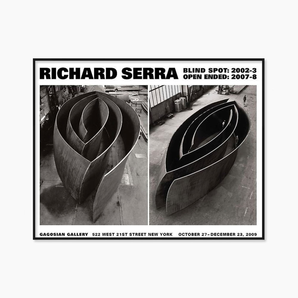 리처드 세라 건축 흑백 사진 대형 아트포스터 인테리어포스터 거실 액자