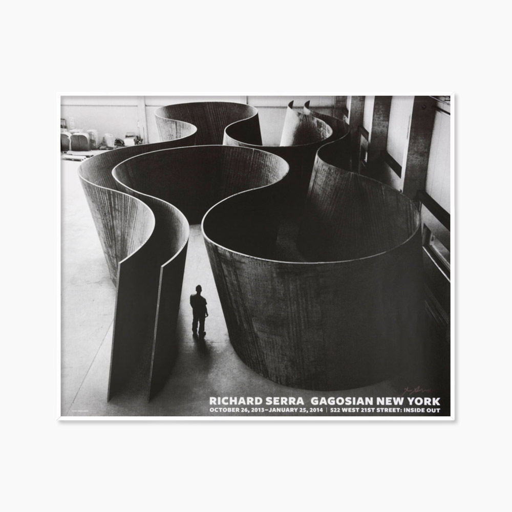 리처드 세라 건축 흑백 사진 대형 아트포스터 인테리어포스터 거실 액자