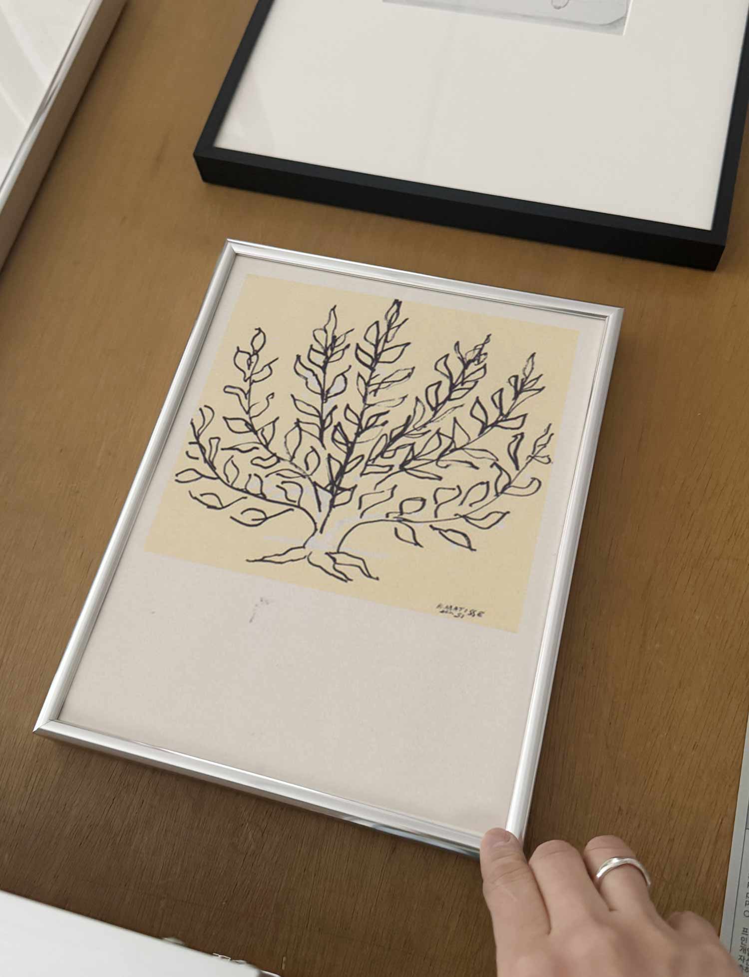[앙리 마티스] Le Buisson (액자 포함) 15 x 21.5 cm