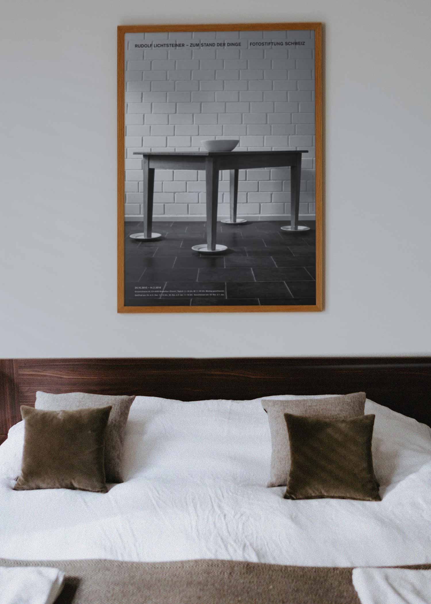 루돌프 리히트슈타이너 정물 흑백 사진 대형 아트포스터 인테리어포스터 거실 액자