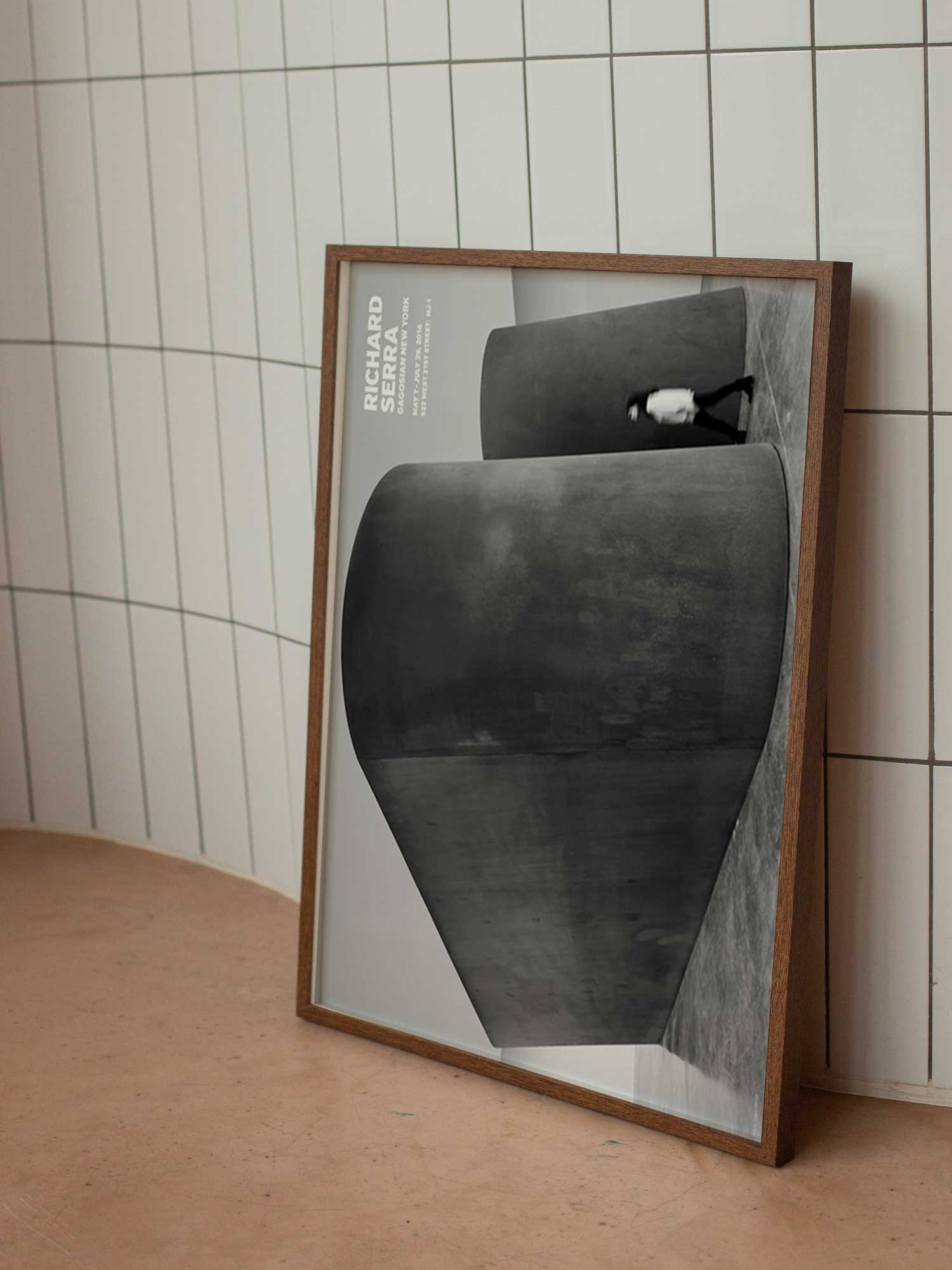 리처드 세라 건축 흑백 사진 대형 아트포스터 인테리어포스터 거실 액자