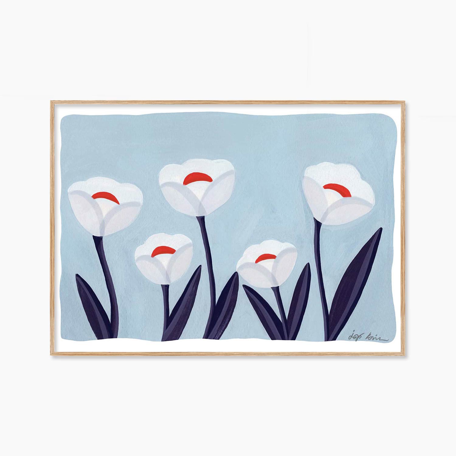 이가 코시츠카 Flowers 01 Iga Kosicka 50 x 70 cm 인테리어액자 아트포스터 더포스터클럽 꽃 플라워