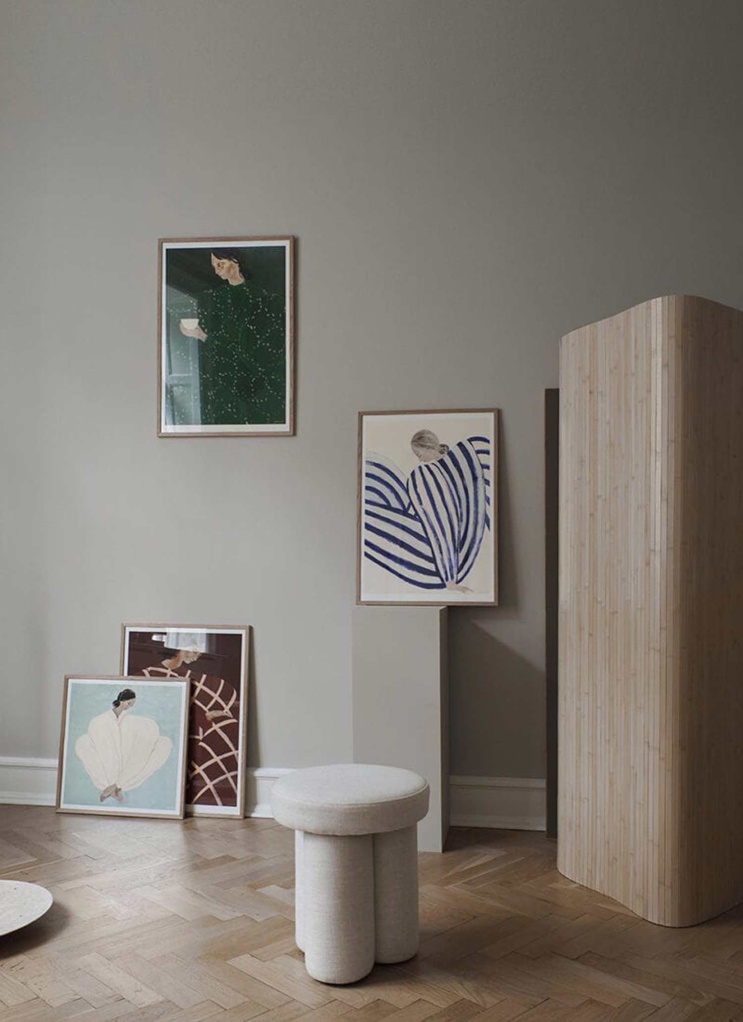 소피아 린드 Coffee Alone At Place De Clichy 그림 아트포스터 인테리어포스터 거실 액자