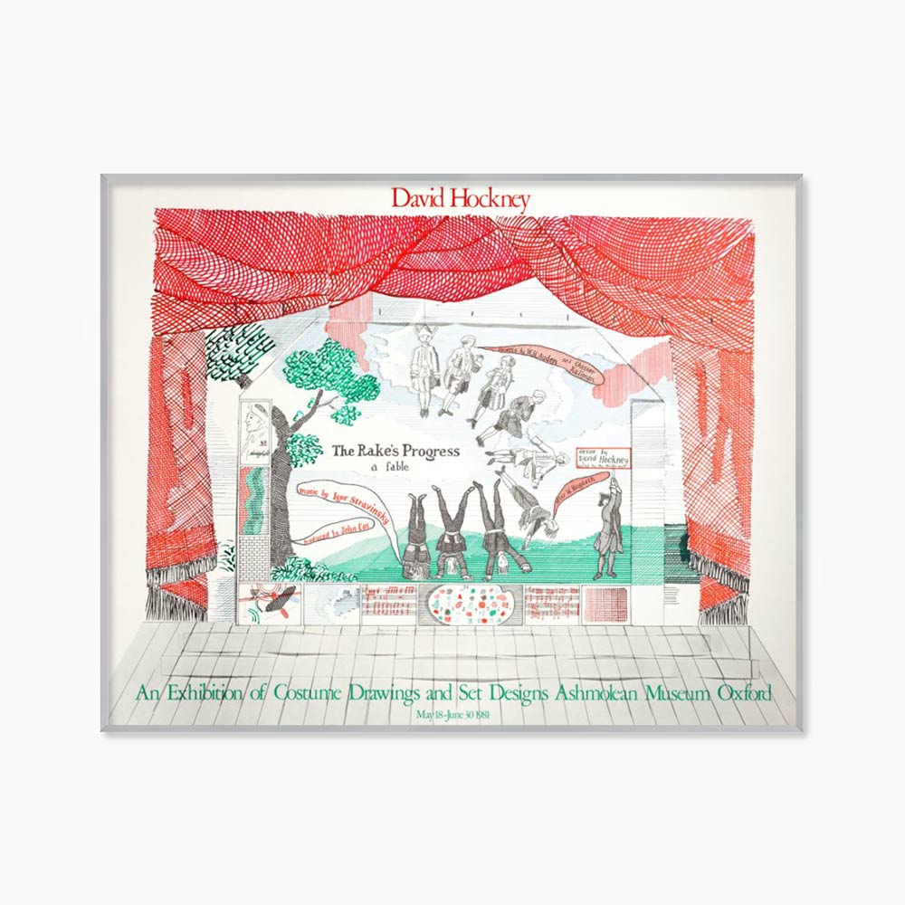 [데이비드 호크니 Original Vintage] The Rake's Progress (액자 포함) 96.5cm x 76.2 cm