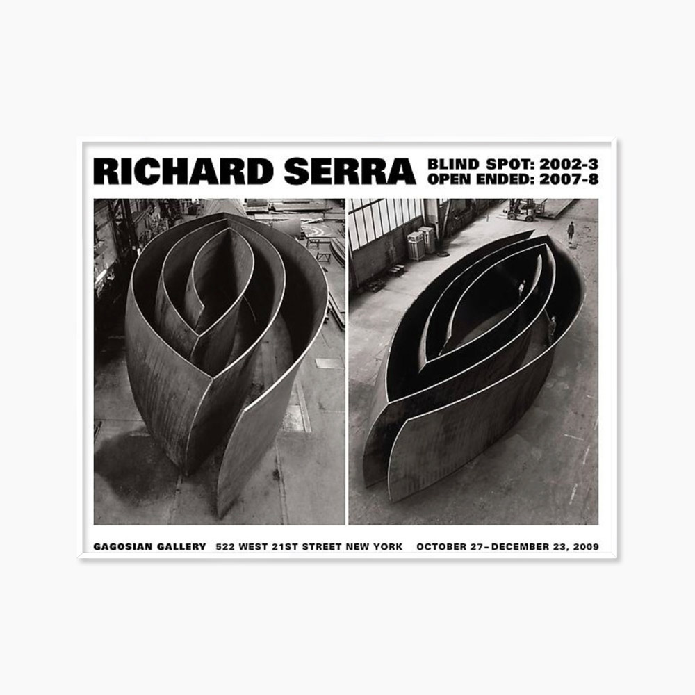 리처드 세라 건축 흑백 사진 대형 아트포스터 인테리어포스터 거실 액자
