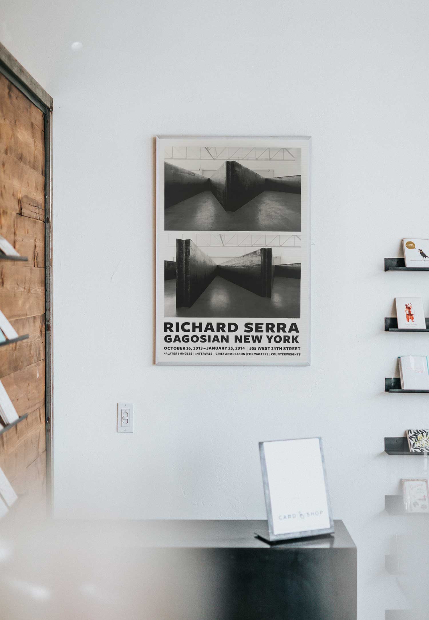 리처드 세라 건축 흑백 사진 대형 아트포스터 인테리어포스터 거실 액자