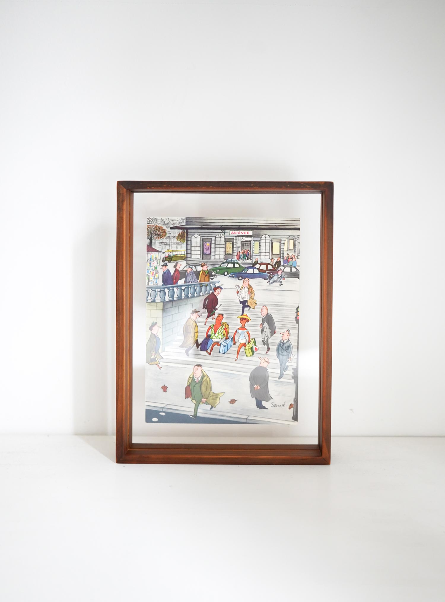 빈티지 장자크 상페 양면 달력 아트포스터 인테리어포스터 액자