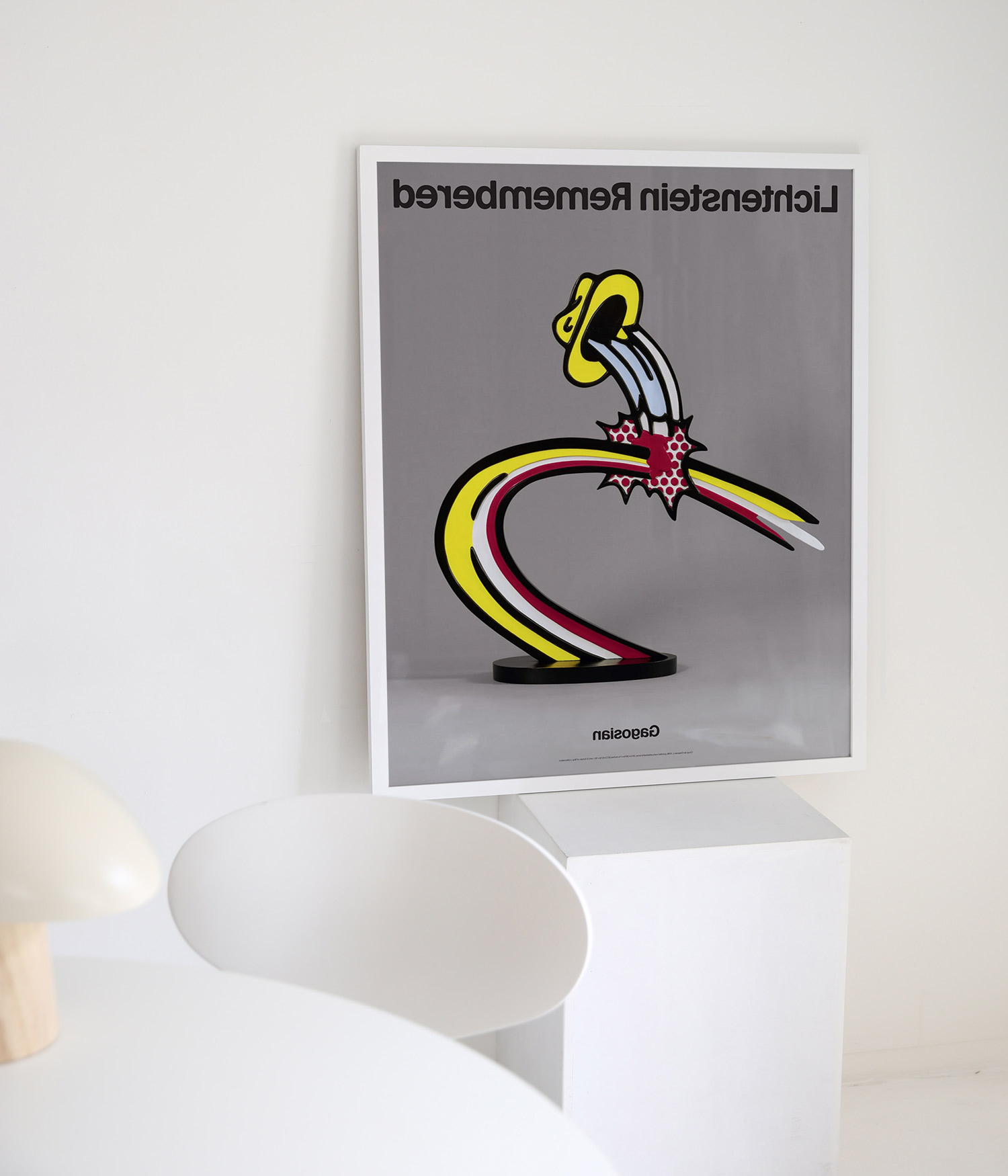 로이 리히텐슈타인 양면 포스터 액자