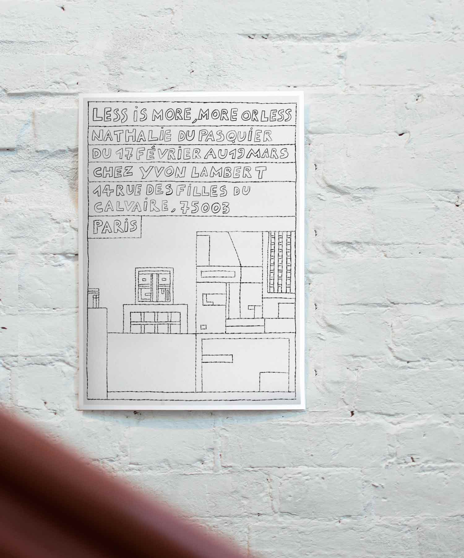 나탈리 뒤 파스퀴에 일러스트 포스터