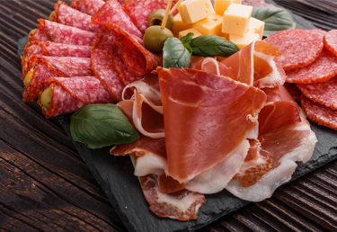 소시지, 훈제 고기, 하몽, 햄
