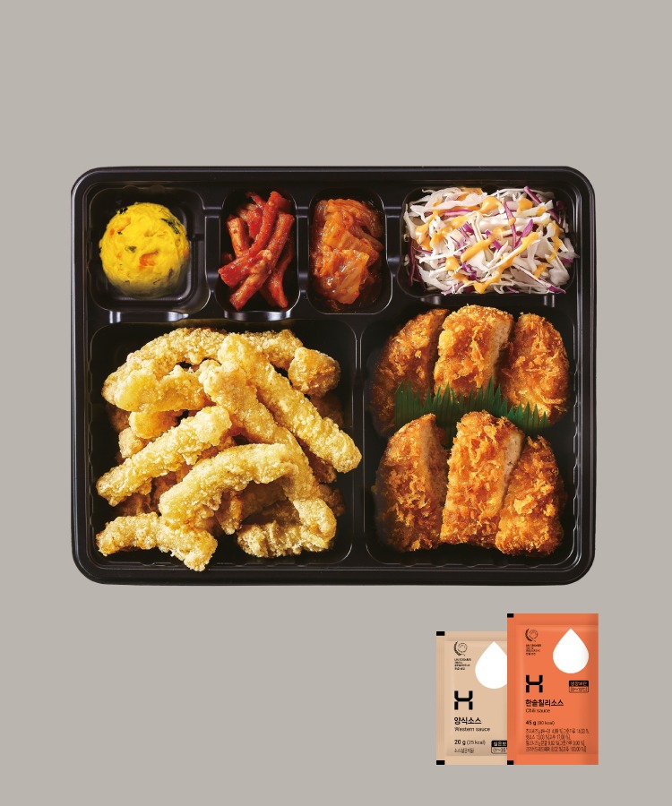 양 많은 도시락, 대용량 음식, 자취생 도시락, 가성비 도시락