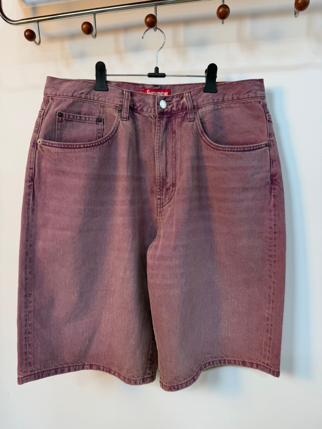34] Supreme Baggy Denim Short Overdyed Purple : EDDYBRO HOUSE