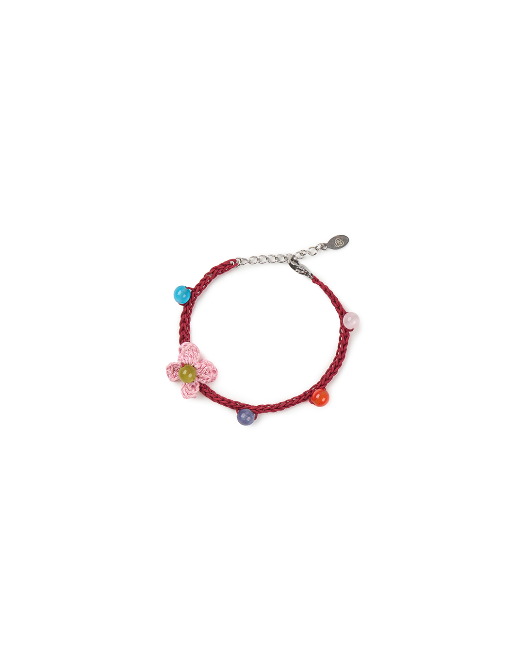 4 LEAVES BRACELET : RED