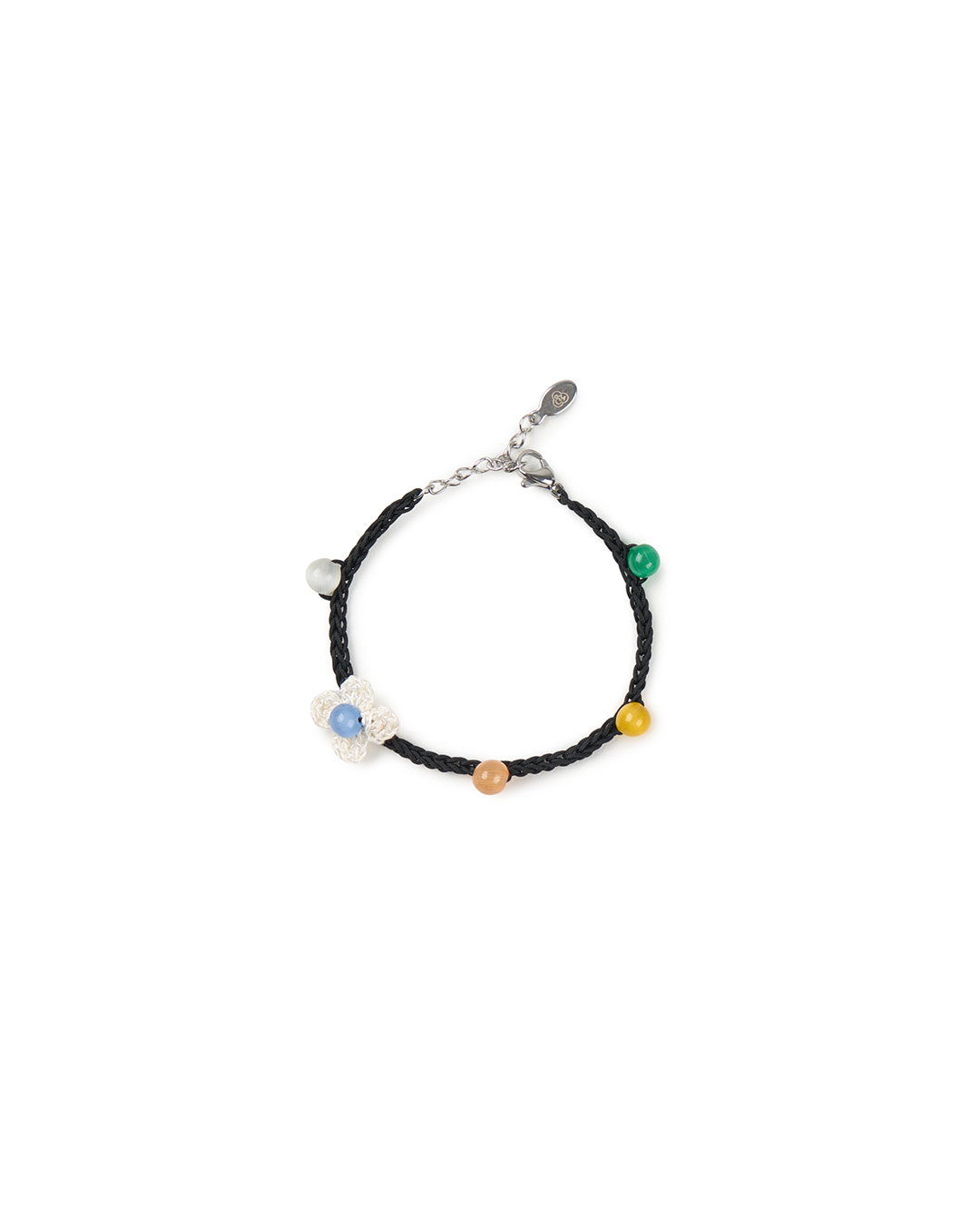 4 LEAVES BRACELET : BLACK