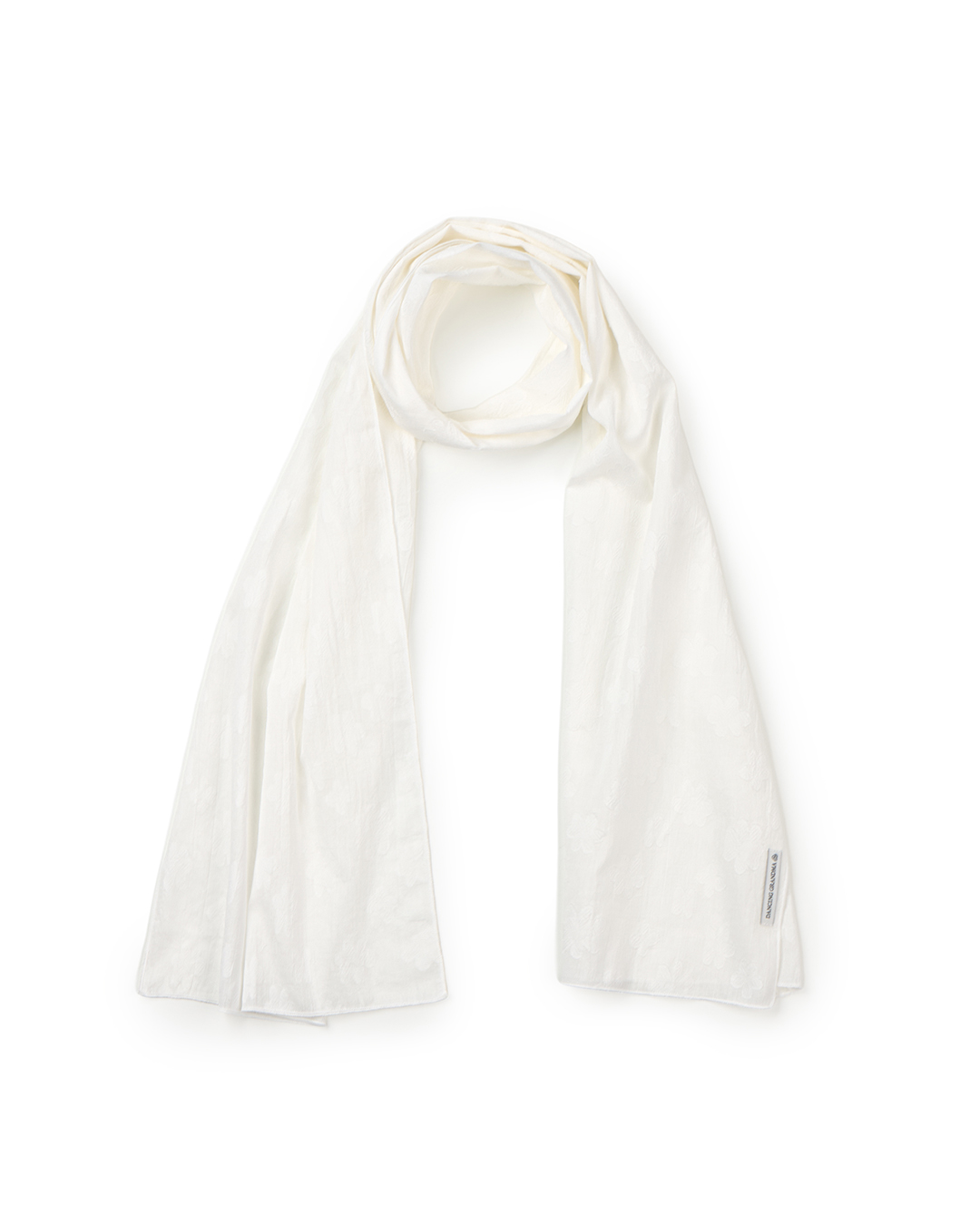 TWO WAY SCARF : WHITE FLORAL