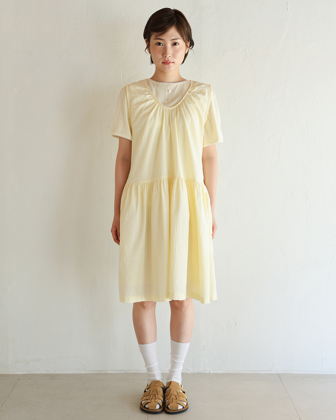 MULTI-WAY DRESS : LEMON