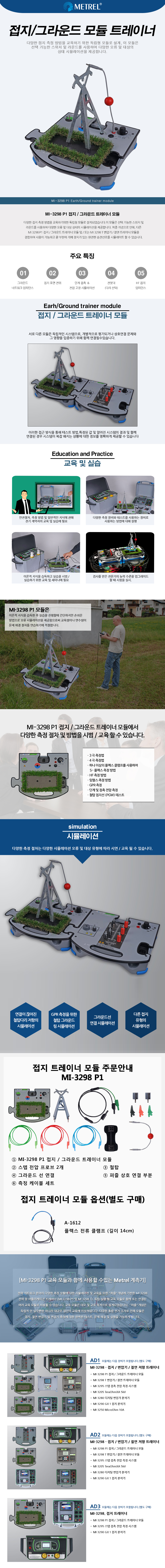 접지/그라운드 모듈 트레이너 MI-3298 P1