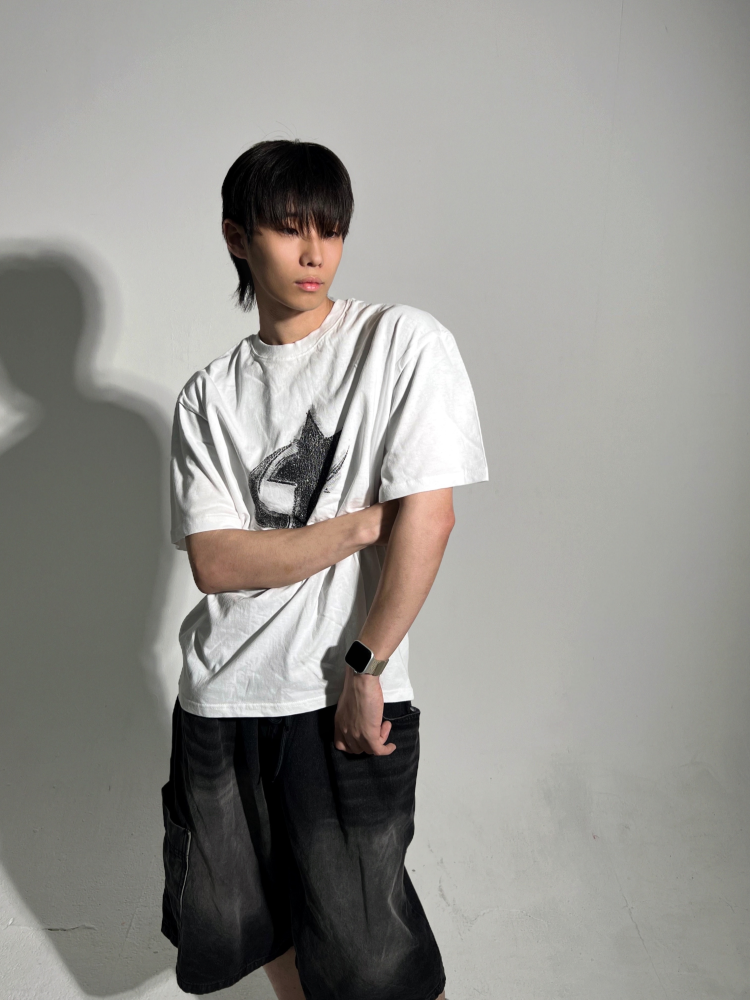 ★ノルディ★W's Scarf Point Cropped T-Shirt★半袖 T シャツ ノルディ NERDY W'S SCARF POINT CROPPED S/S T-SHIRT （BLACK
