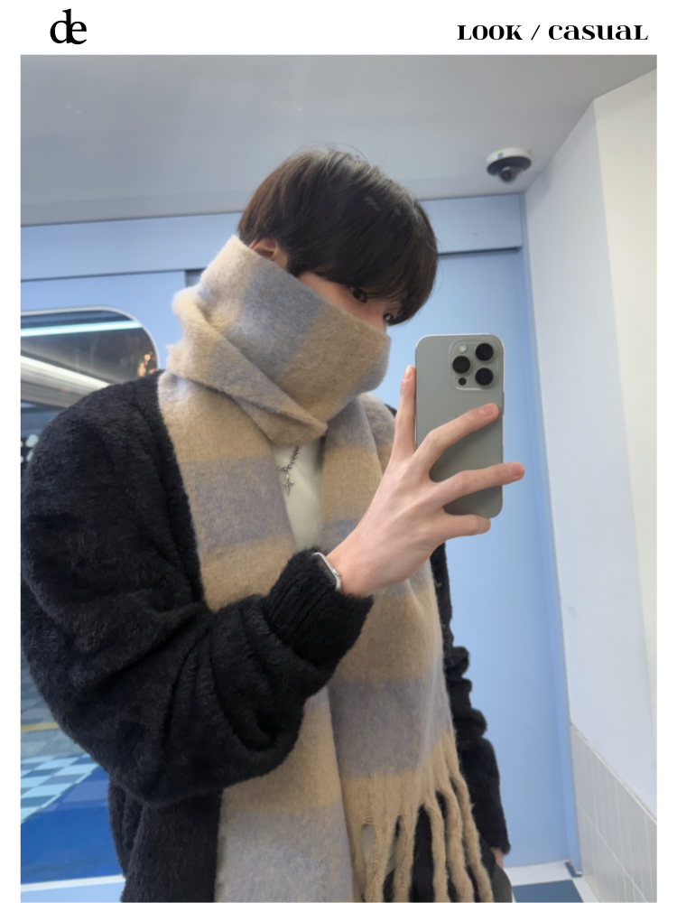 commedesgarconsshirt ボーダーマフラー commedesgarconsshirt