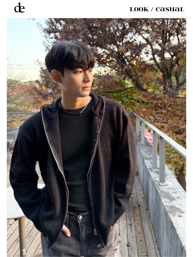 ヴィンテージダメージニットパーカー | ファッション通販サイト NUGU