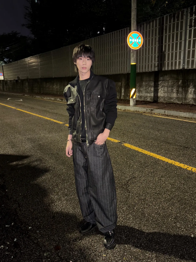 ハイネックニットレザージャケット | ファッション通販サイト NUGU