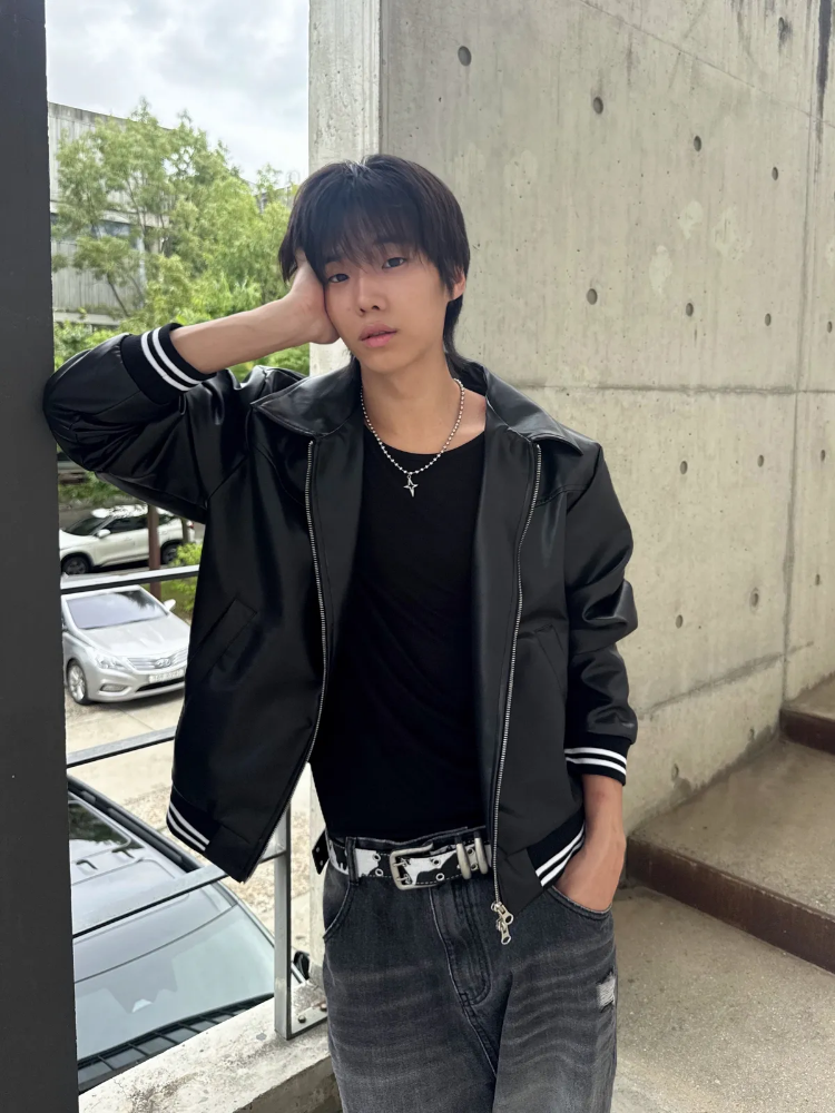 2WAYクロップドトラックレザージャケット | ファッション通販サイト NUGU