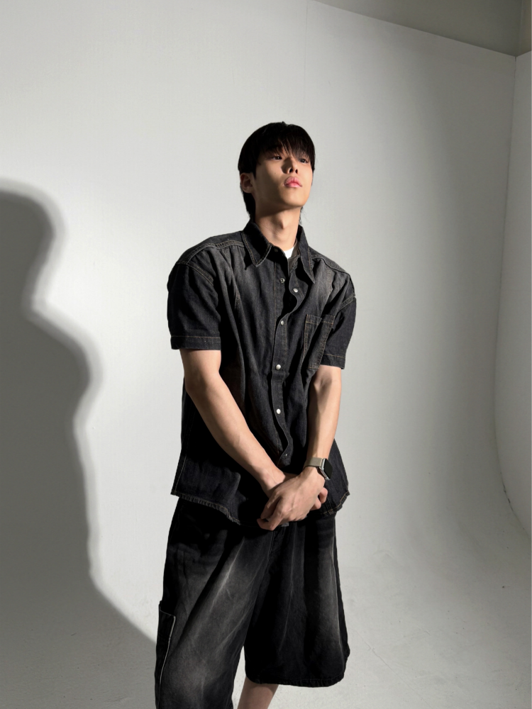 PROVKE デニムシャツ ワンポケットデニムシャツ | ファッション通販サイト NUGU