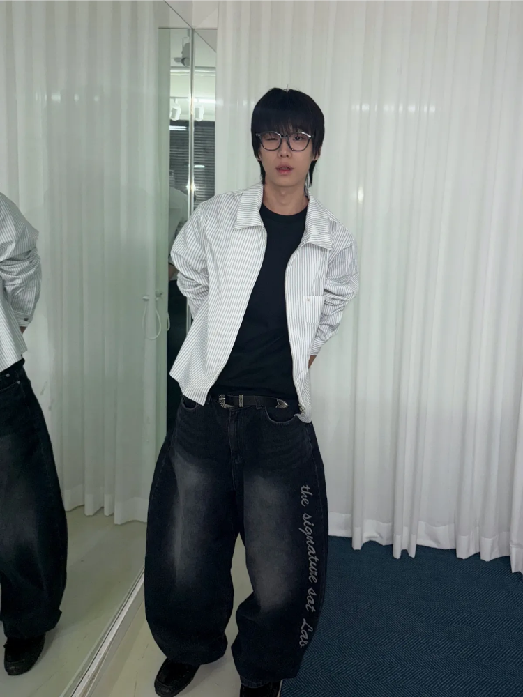 クロップドポケットストライプシャツ | ファッション通販サイト NUGU