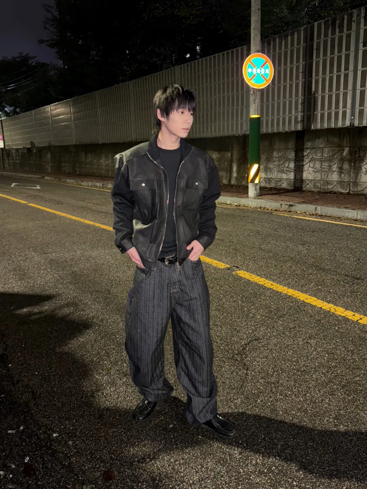 ハイネックニットレザージャケット | ファッション通販サイト NUGU