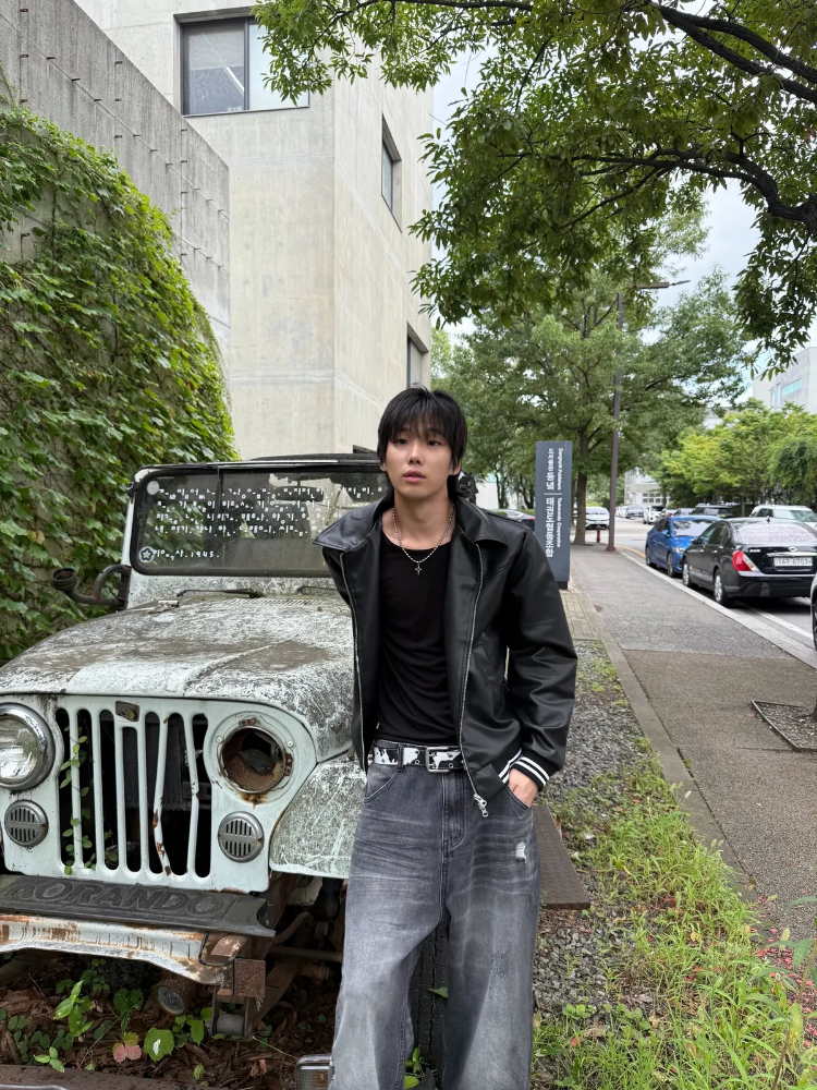 2WAYクロップドトラックレザージャケット | ファッション通販サイト NUGU