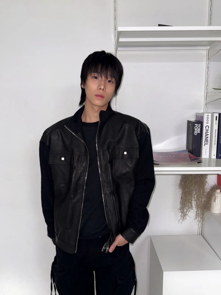 極上 ラムレザー ジャケット オールブラック ハイネック 黒 楽天市場】ラム革 オールブラック ダブルライダース S〜XL 日本製