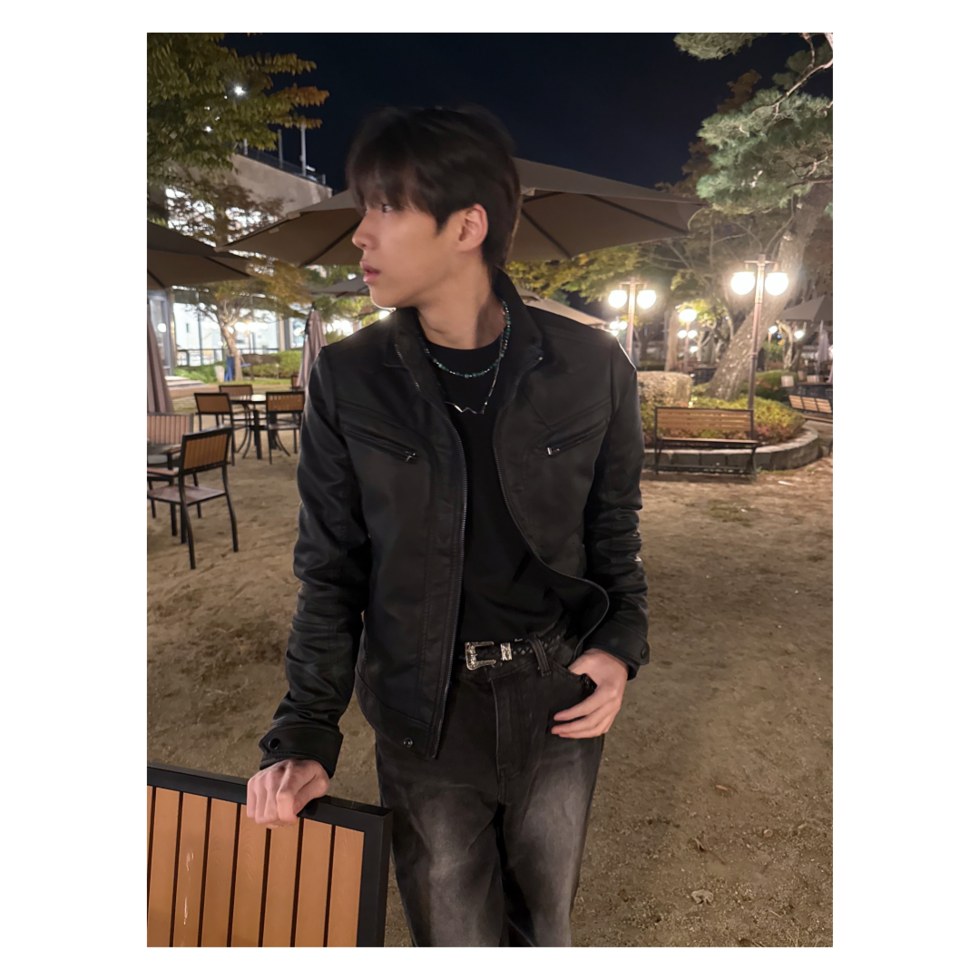 バイカーヴィーガンレザージャケット | ファッション通販サイト NUGU