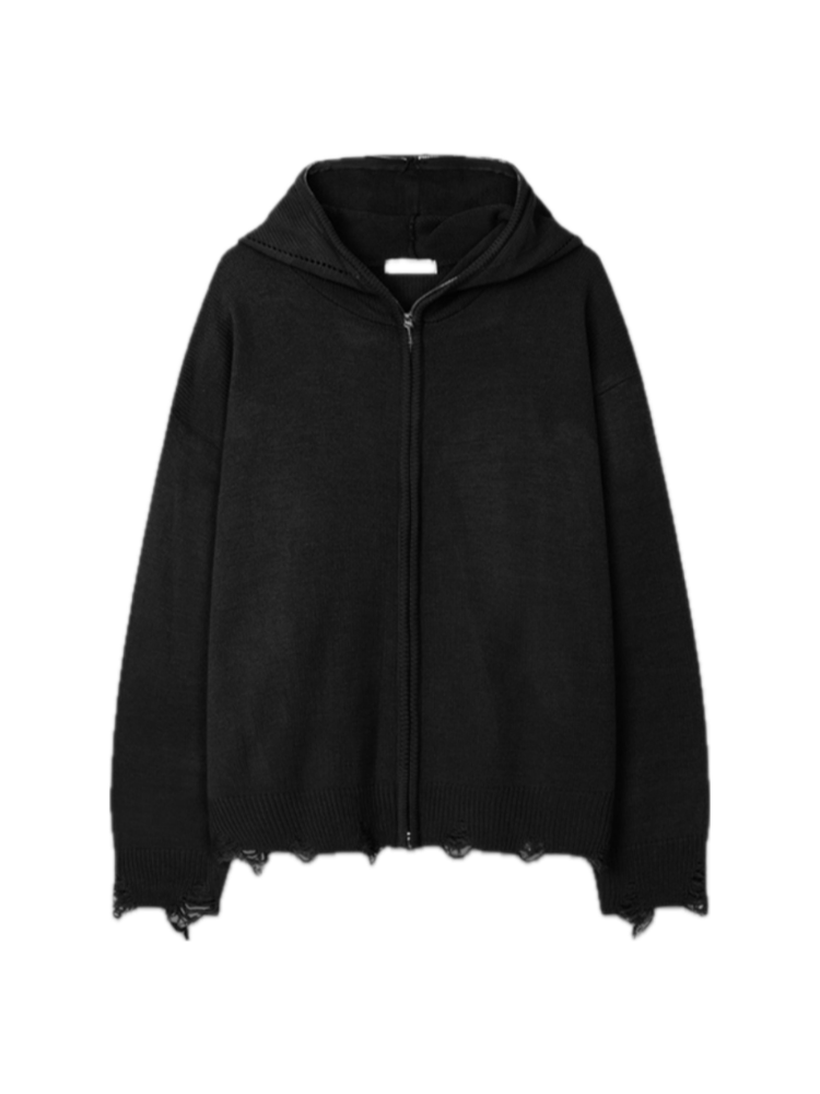 STONE  1996AW ビンテージ　ニットフーディパーカー　希少 ダンボールニットパーカー（62450040）｜ミスエディコレクション