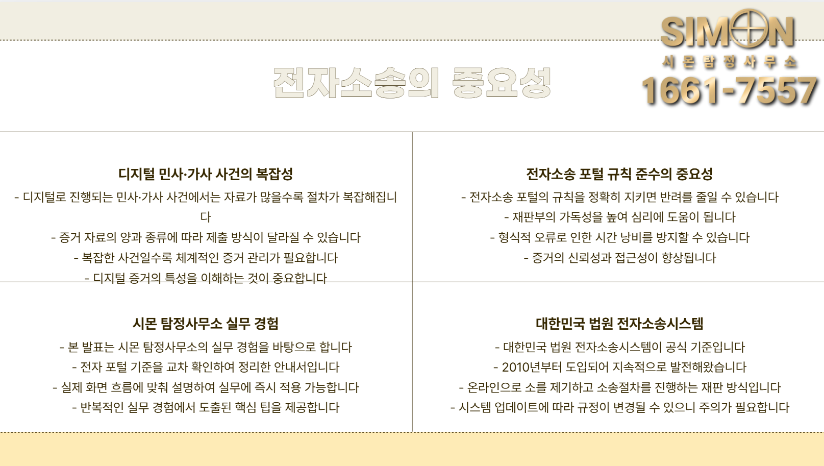 전자소송 자료 제출 방법, 한 번에 통과하는 실전 체크리스트 : 공지사항 | 이용 가이드·소식 – 시몬 탐정사무소