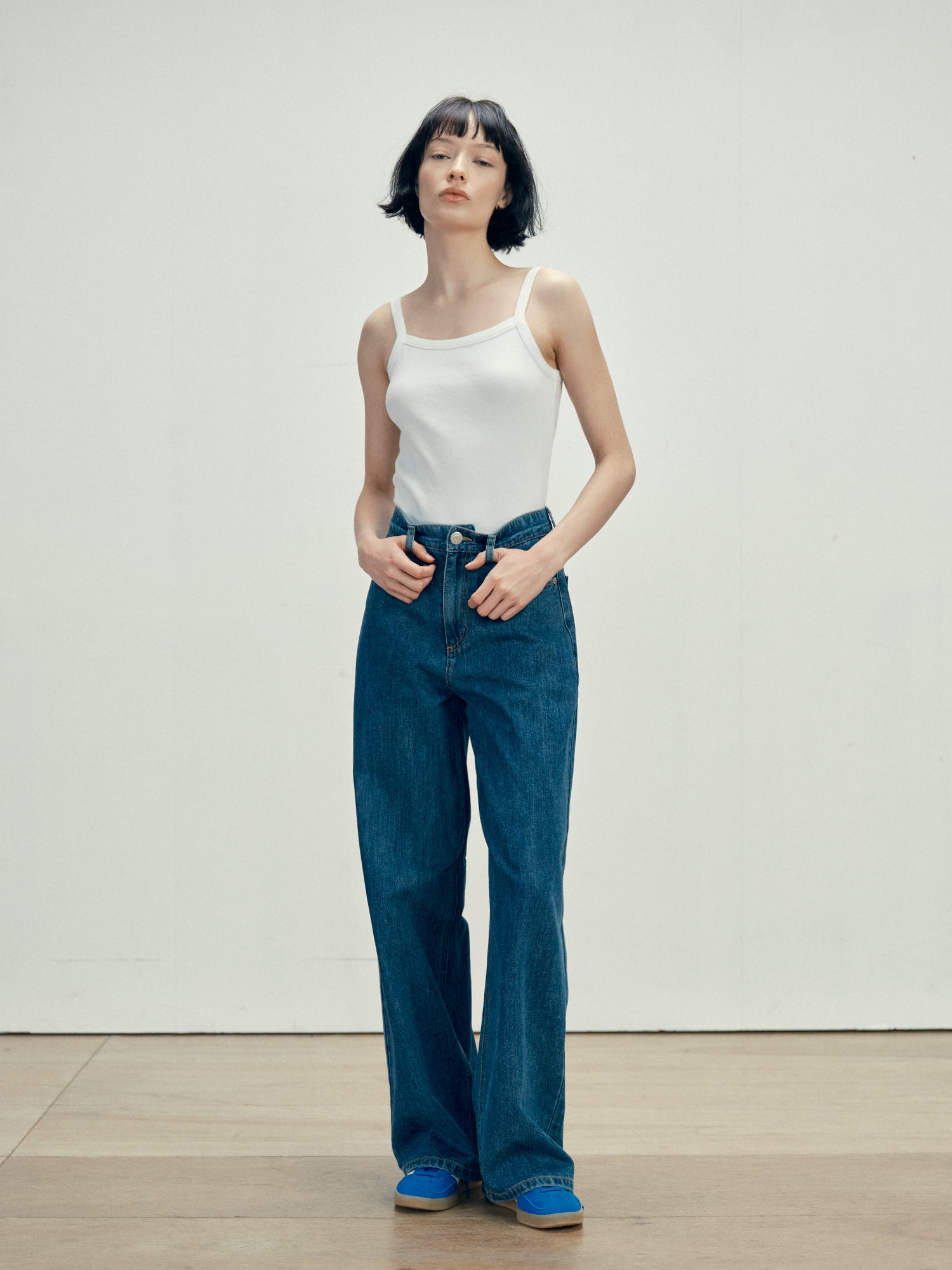 9164 LIGHT WIDE DENIM PANTS (M/INDIGO)