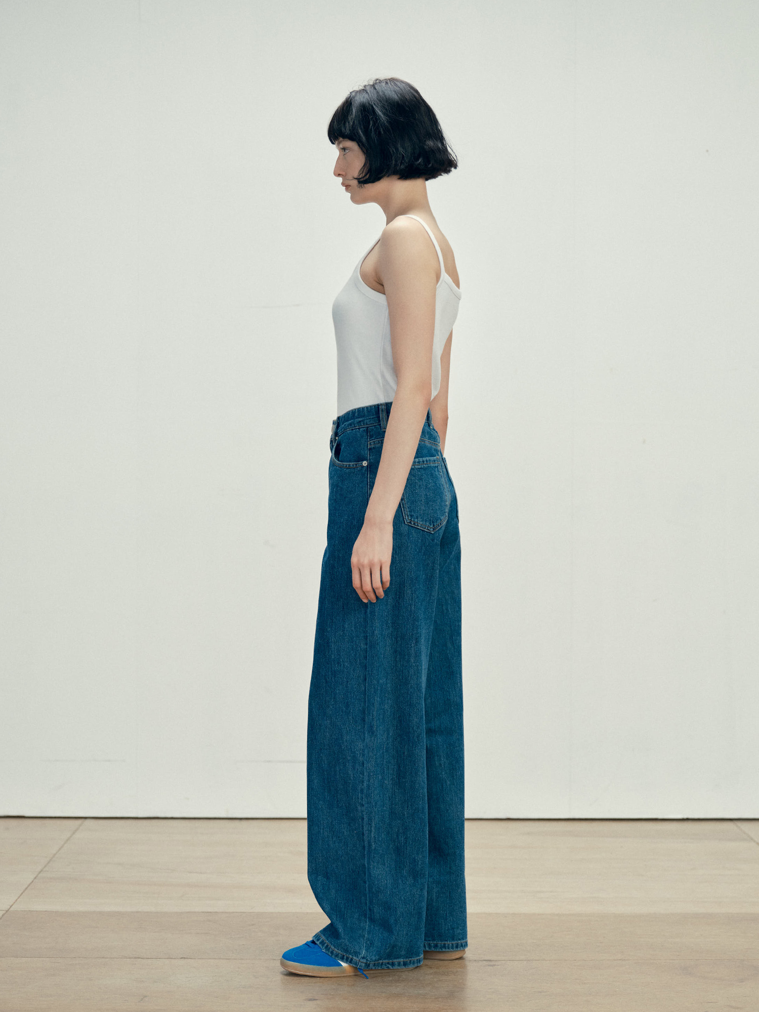 9164 LIGHT WIDE DENIM PANTS (M/INDIGO)