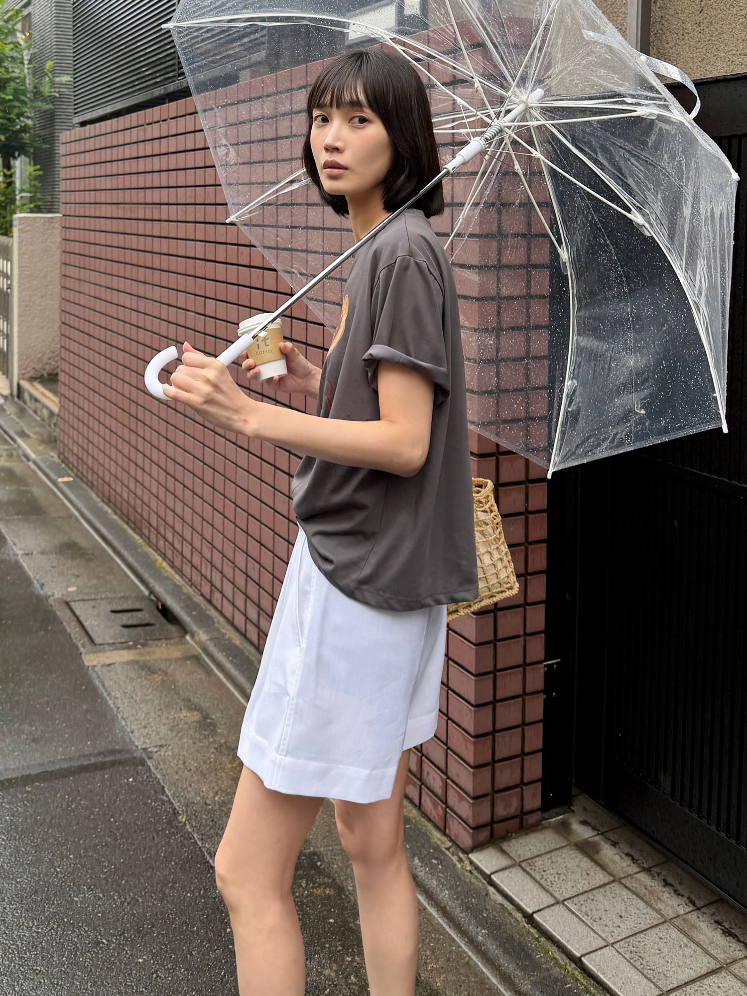 5218 AMORE GRAPHIC T/SHIRT (D/GREY)