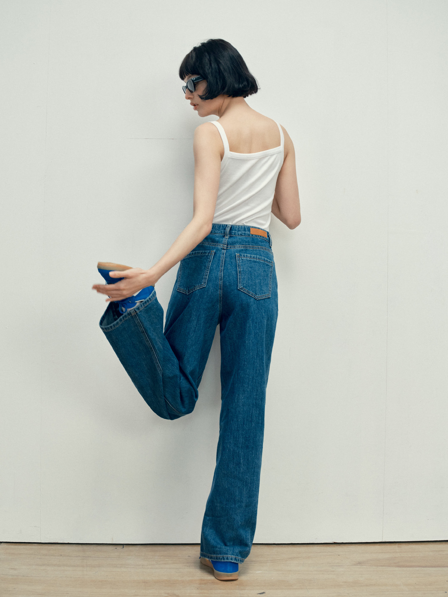 9164 LIGHT WIDE DENIM PANTS (M/INDIGO)